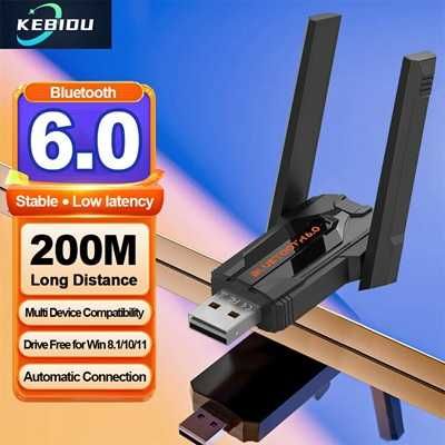 Для аудио Bluetooth адаптер v 6.0 (200 метров)