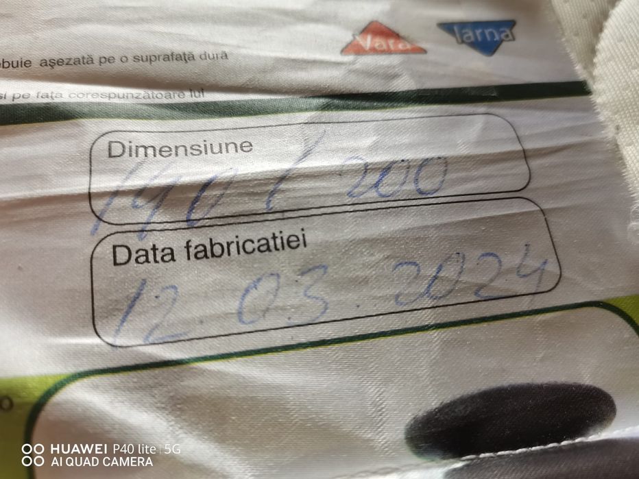 Vand saltea putin folosita