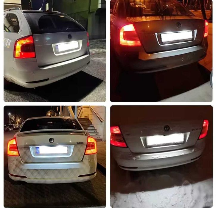Лед плафони за регистрационен номер SKODA II