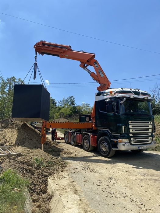 Transport Camion Cu Macara
