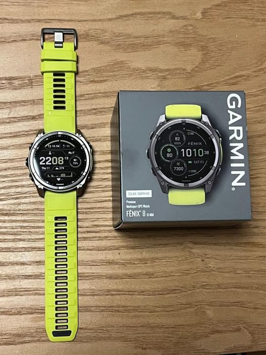 Garmin Fenix 8 Sapphire Solar 51 mm – Stare excelentă, ambalaj origina