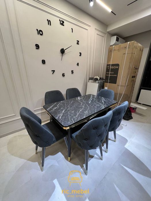 Stol stul kafe va oshxona uchun mojalangan