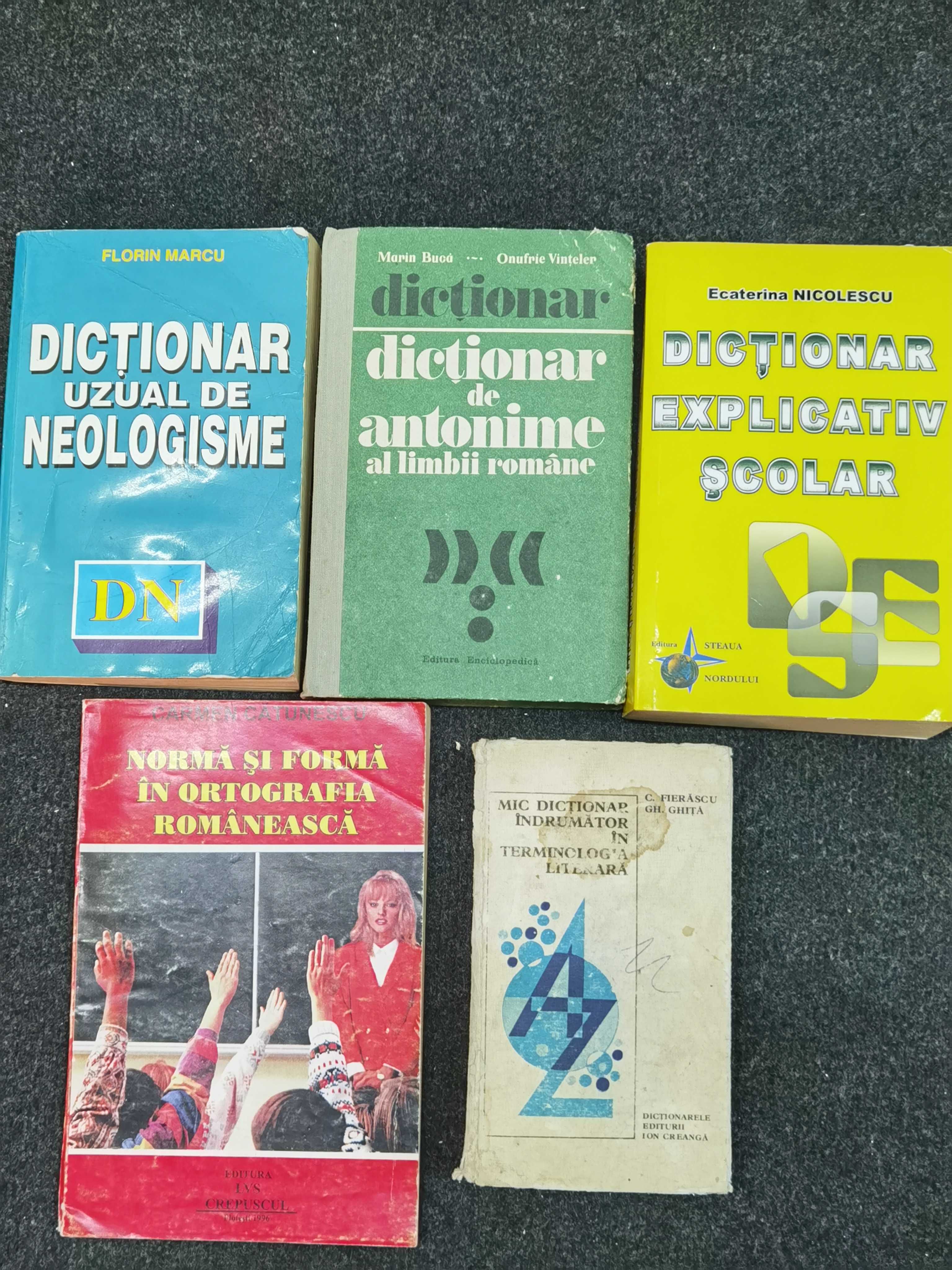 Dictionare vechi de Limba Română si alte categorii: Dex, Neologisme