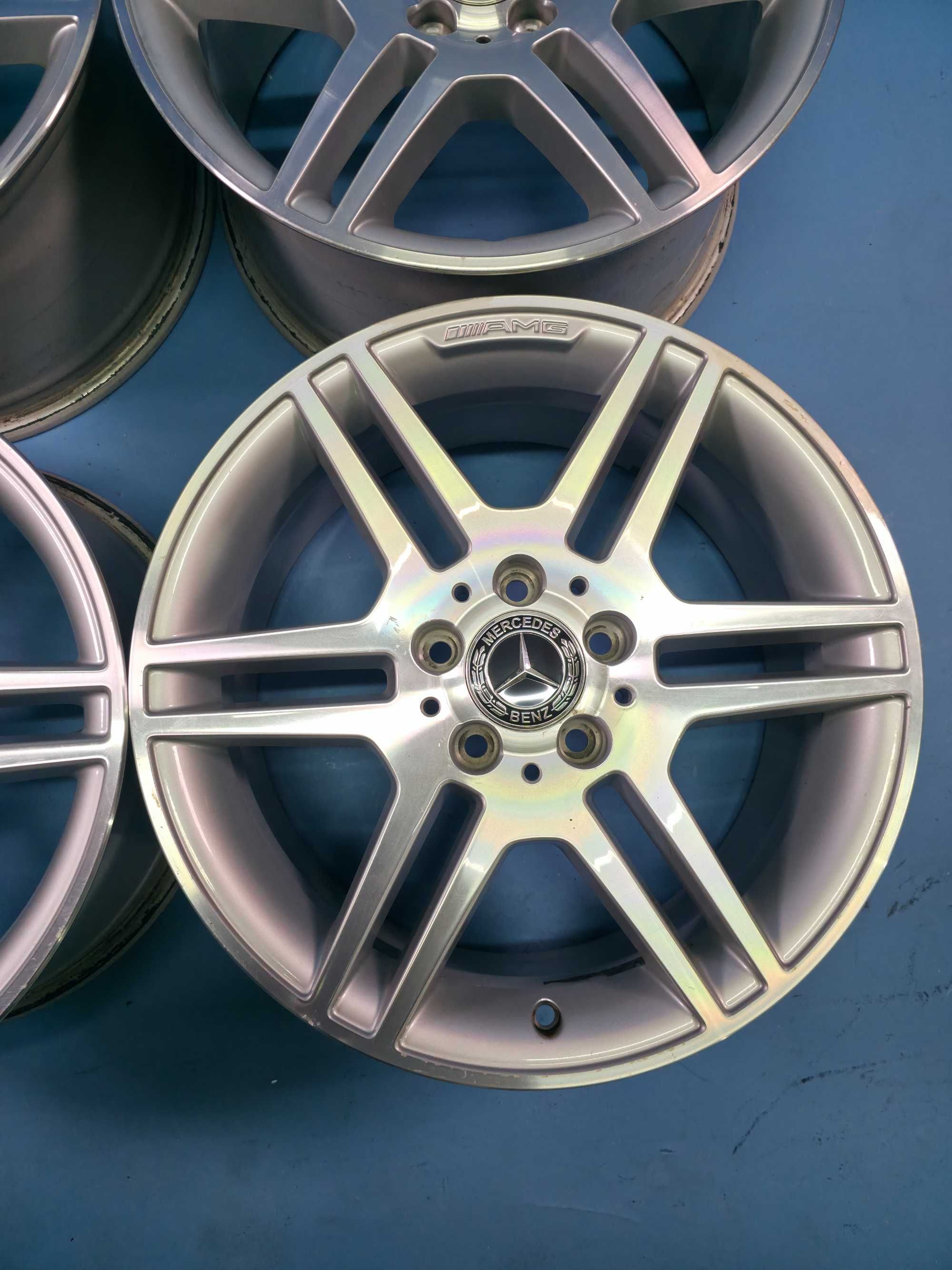 Jante Aliaj 5x112 17'' OEM Mercedes C-Class A-Class CLA - 2 Latimi AMG