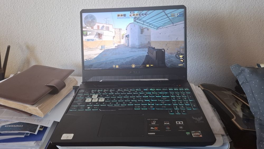 Laptop GAMING TOP 2025 Full HD Asus Tuf Ryzen 5 3550H GTX 1650 4GB!
