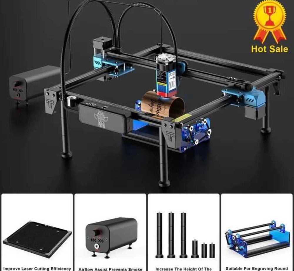 Cnc 40w /laser lemn /metal