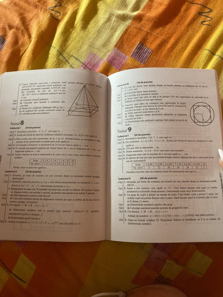 Culegere cu teme si teste pentru evaluarea nationala