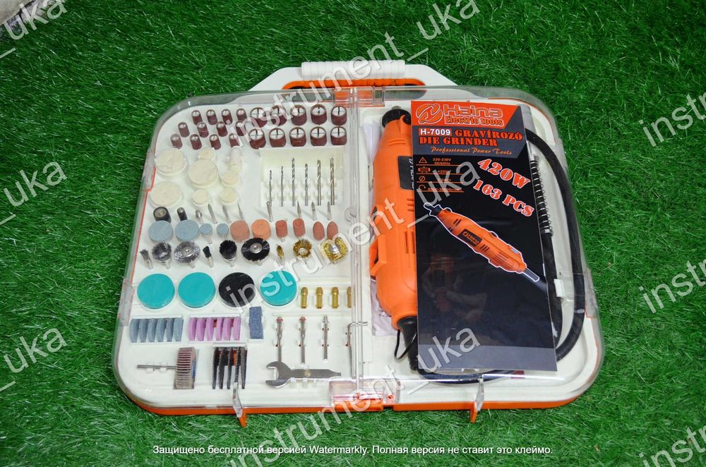 Дремель Haina (бормашинка гравер) с набором