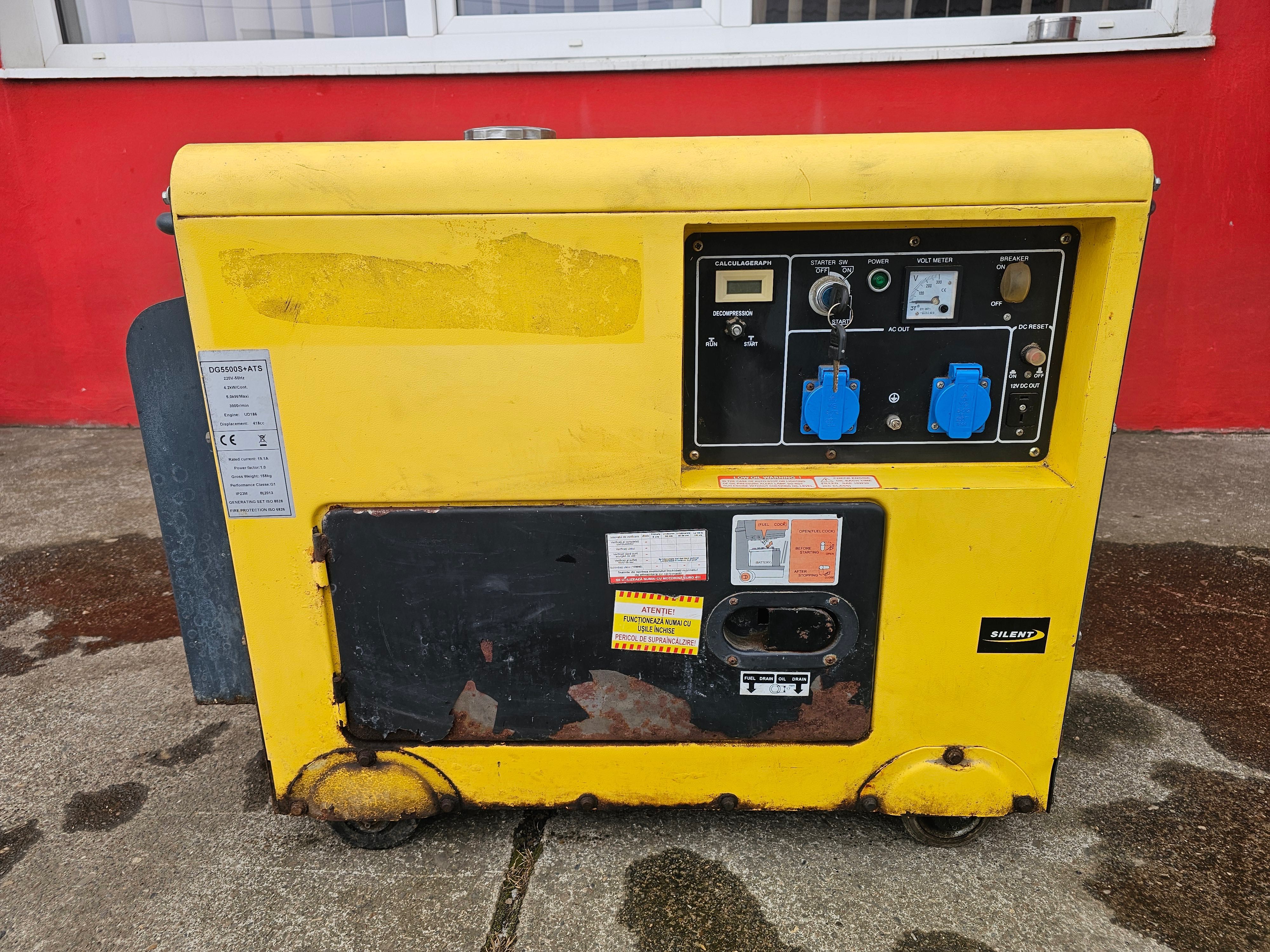 Generator diesel 5 kW, pornire automată