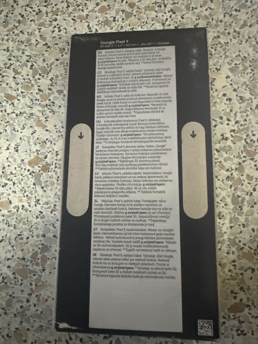 Google Pixel 9 256GB OBSIDiAN 5 G