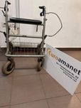 Rolator de mers cu 4 roti, sezut si cos, 120kg -T-