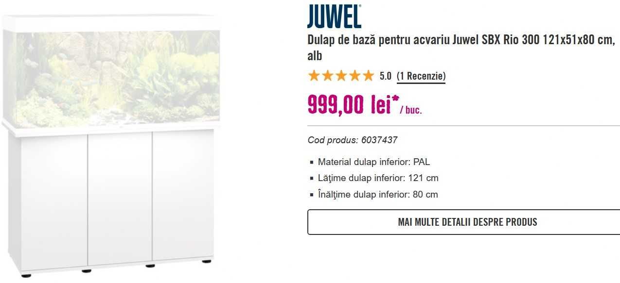 Acvariu JUWEL 350 litri cu stand dedicat original