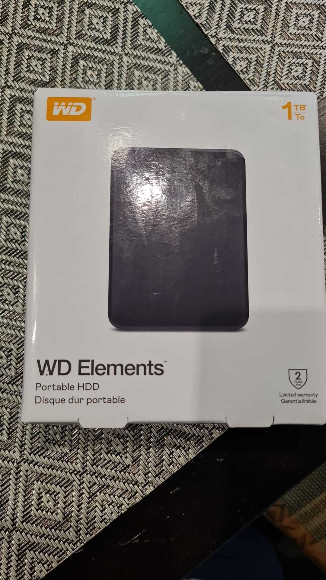 Преносим твърд диск Western Digital Elements 1TB USB 3.0 828/8790