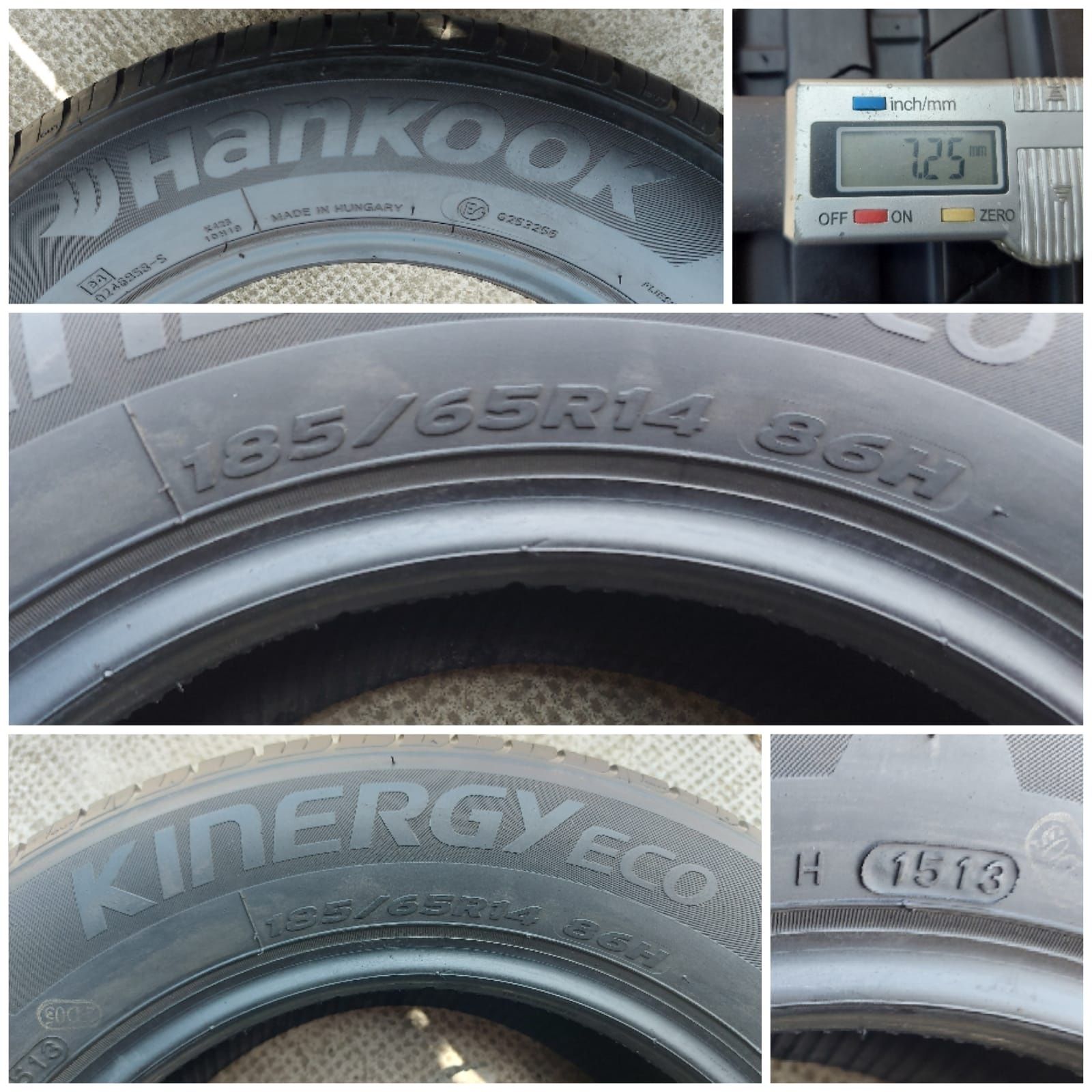 O bucată 185/175 70/65 R14 vară - una Fulda Hankook