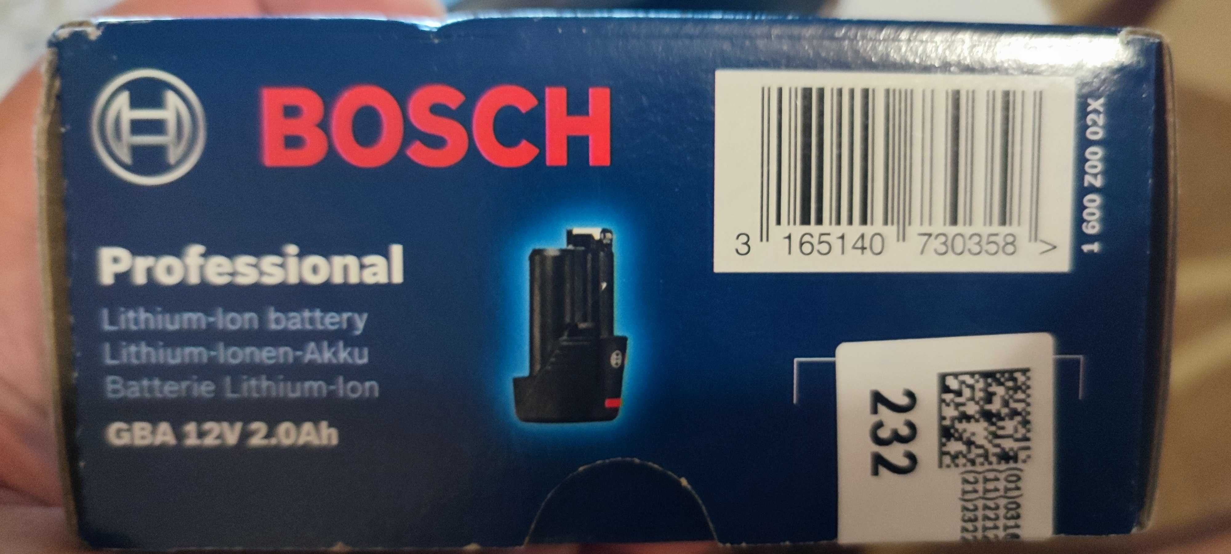 Продавам акумулаторна батерия Bosch GBA, 12 V, 2.0 Ah