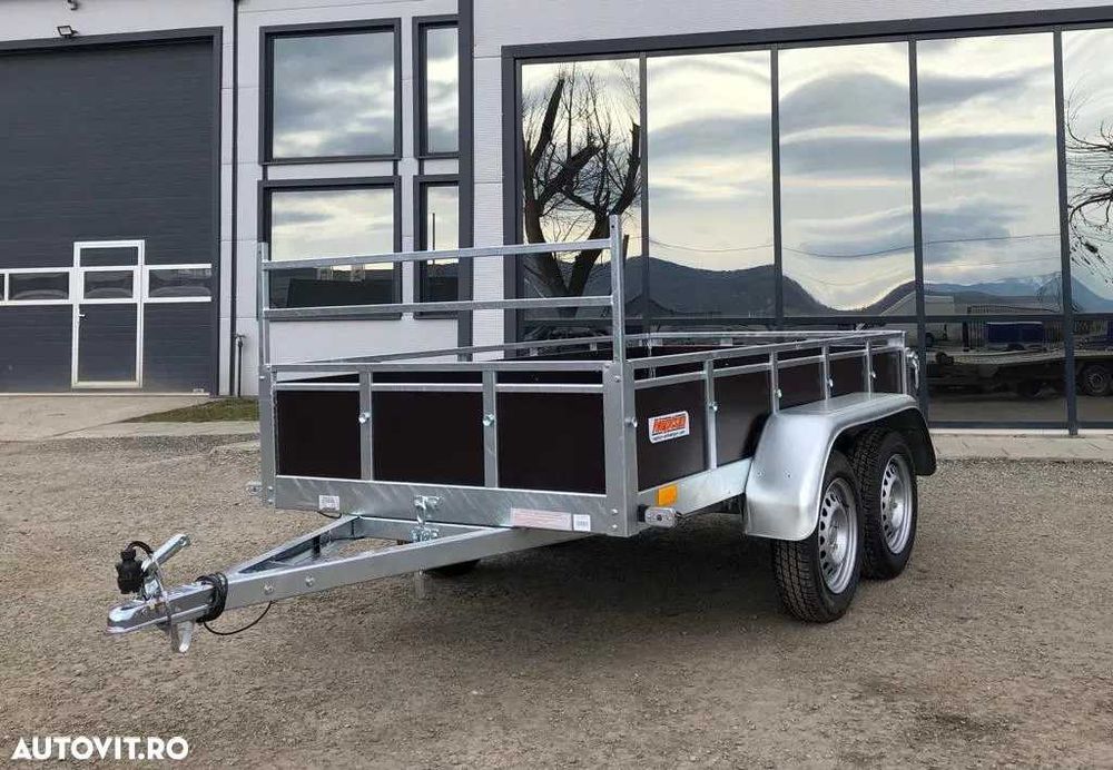 Remorca cu 2 axe Neptun TRAILWOOD 253/125/35,masa 750kg,categoria B