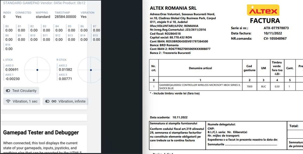 Controller Wireless MICROSOFT Xbox Series X - cumparat de la Altex
