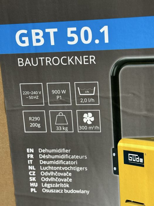 Dezumidificator Uscator zidarie gude gtb 50.1. 120mp