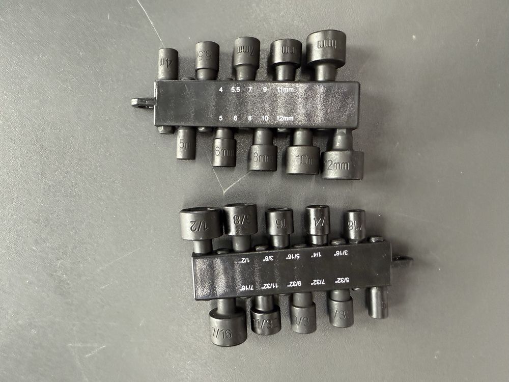 Set de 20 de chei tubulare cu capat hexagonal