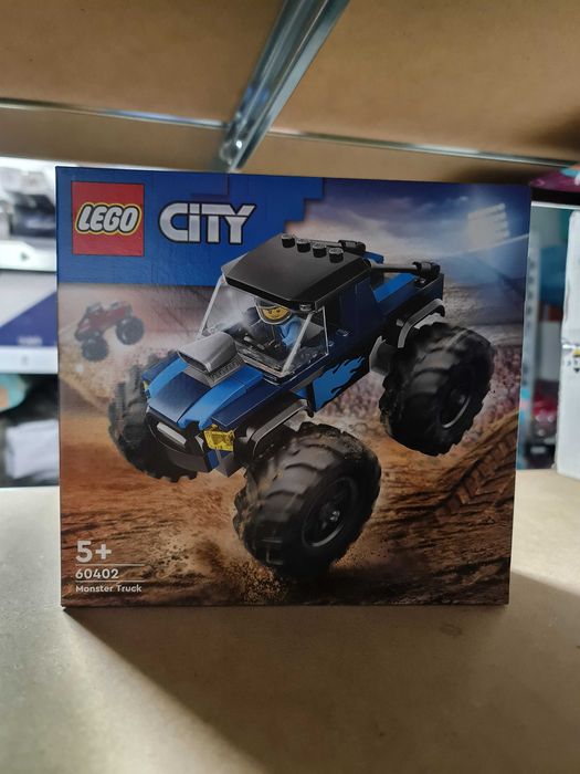 LEGO City - Monster truck albastru 60402, 148 piese, NOU, sigilat