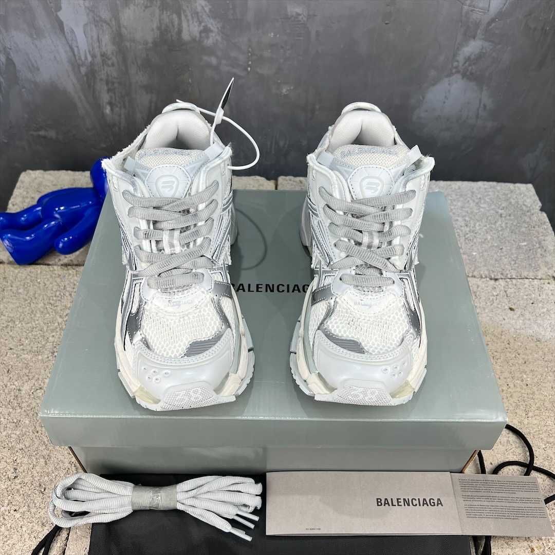 Adidasi Balenciaga Runner, marimi 35-45 silver, tip Premium, Unisex