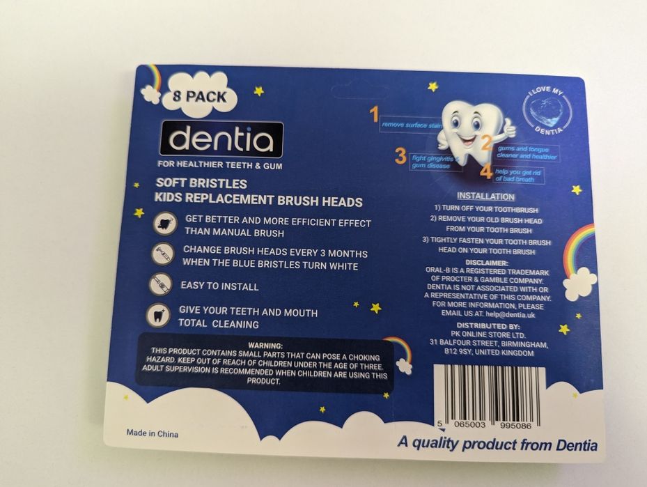 Capete de înlocuire periuțe electrice ORAL B