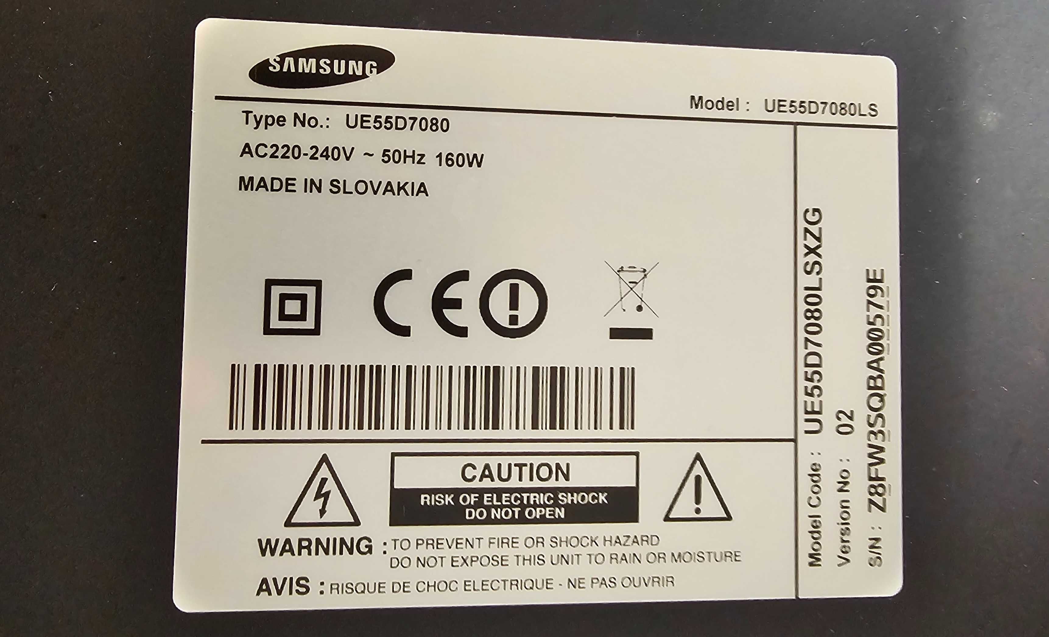 Телевизор Samsung 55" UE55D7080 с дефект