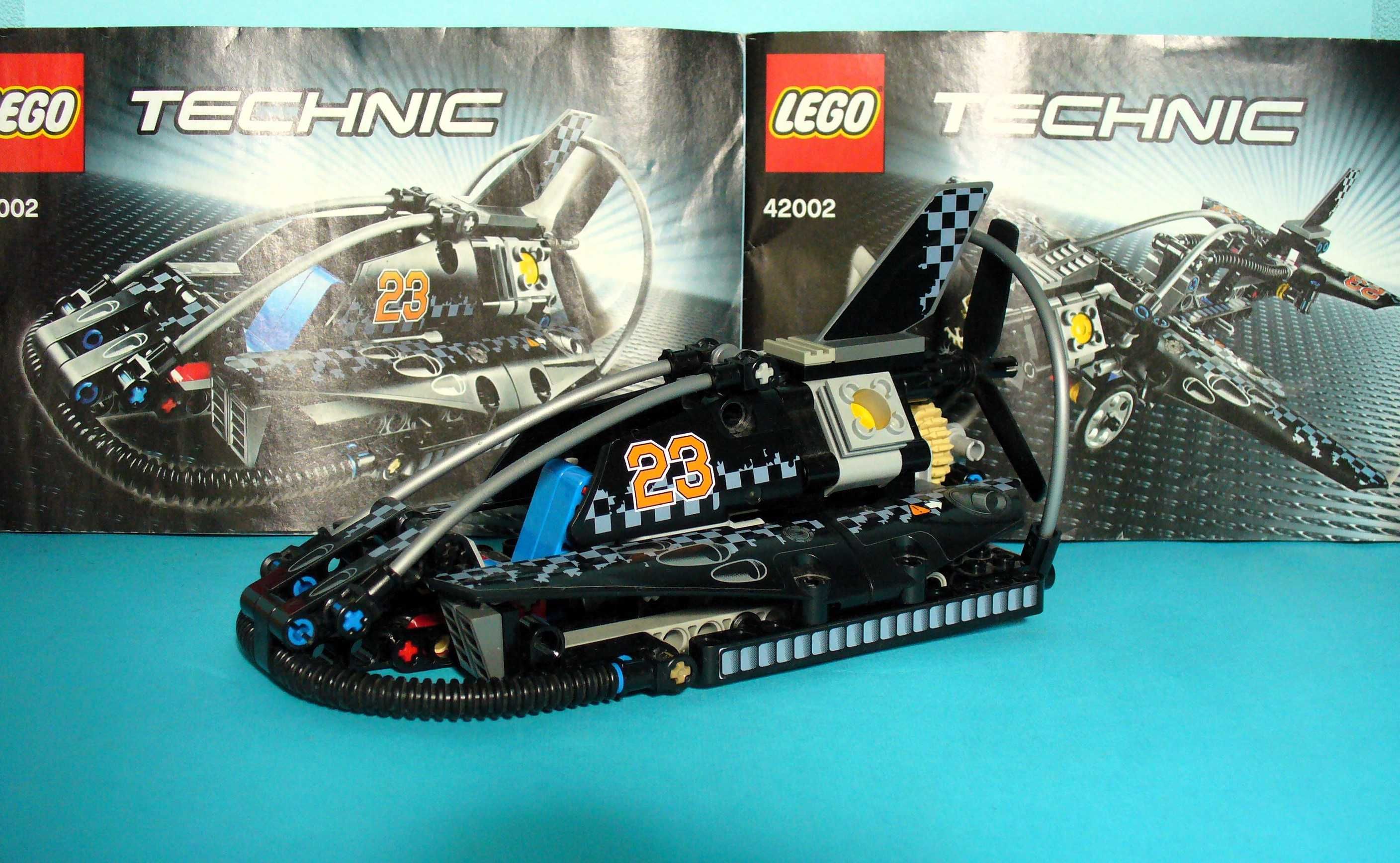 LEGO Technic 42002 Модел 2 в 1 Лодка на въздушна възглавница и самолет