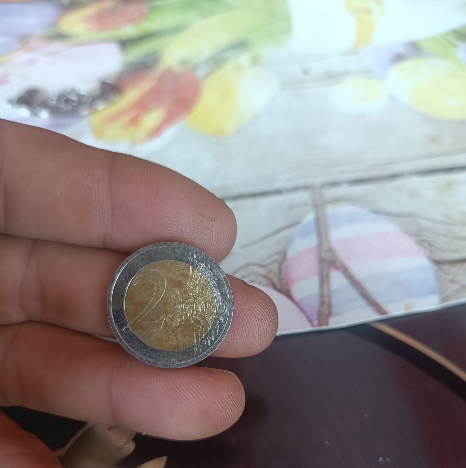 Монета от 2 евро с лика на Кристиано Роналдо