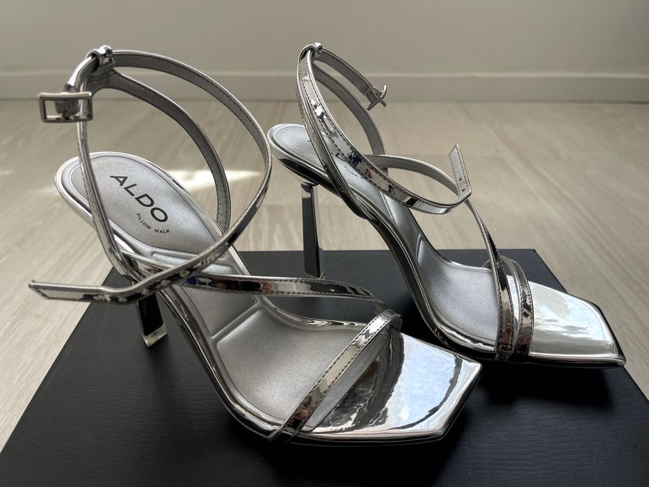 Sandale Argintii Aldo, marime 36