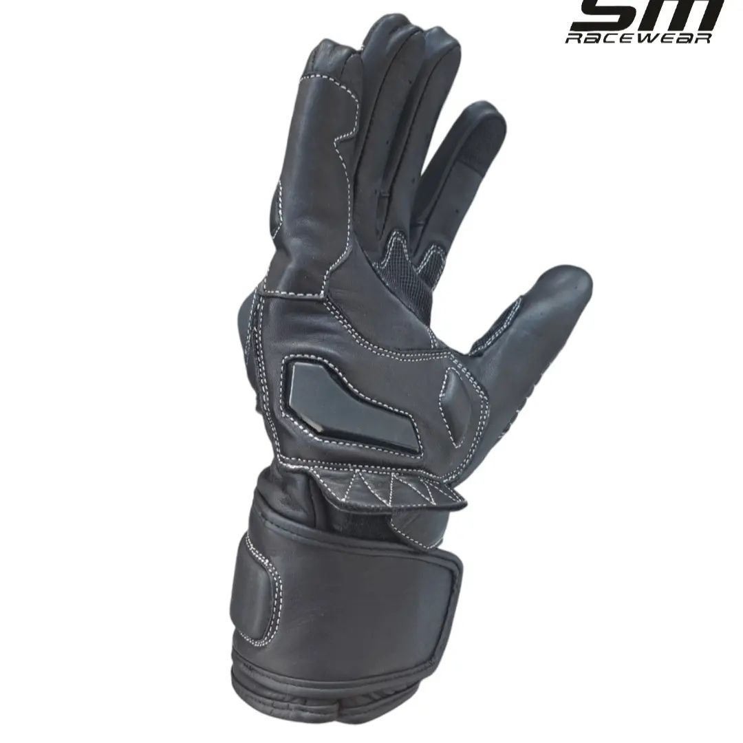 Manusi moto piele naturala SM Road marimi XS, S, M, L, XL, 2XL Noi!