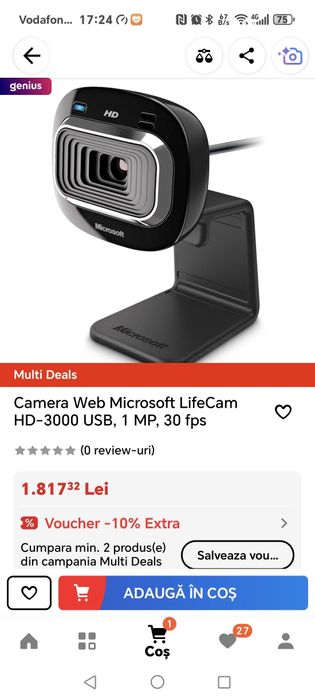 Microsoft live cam 3000