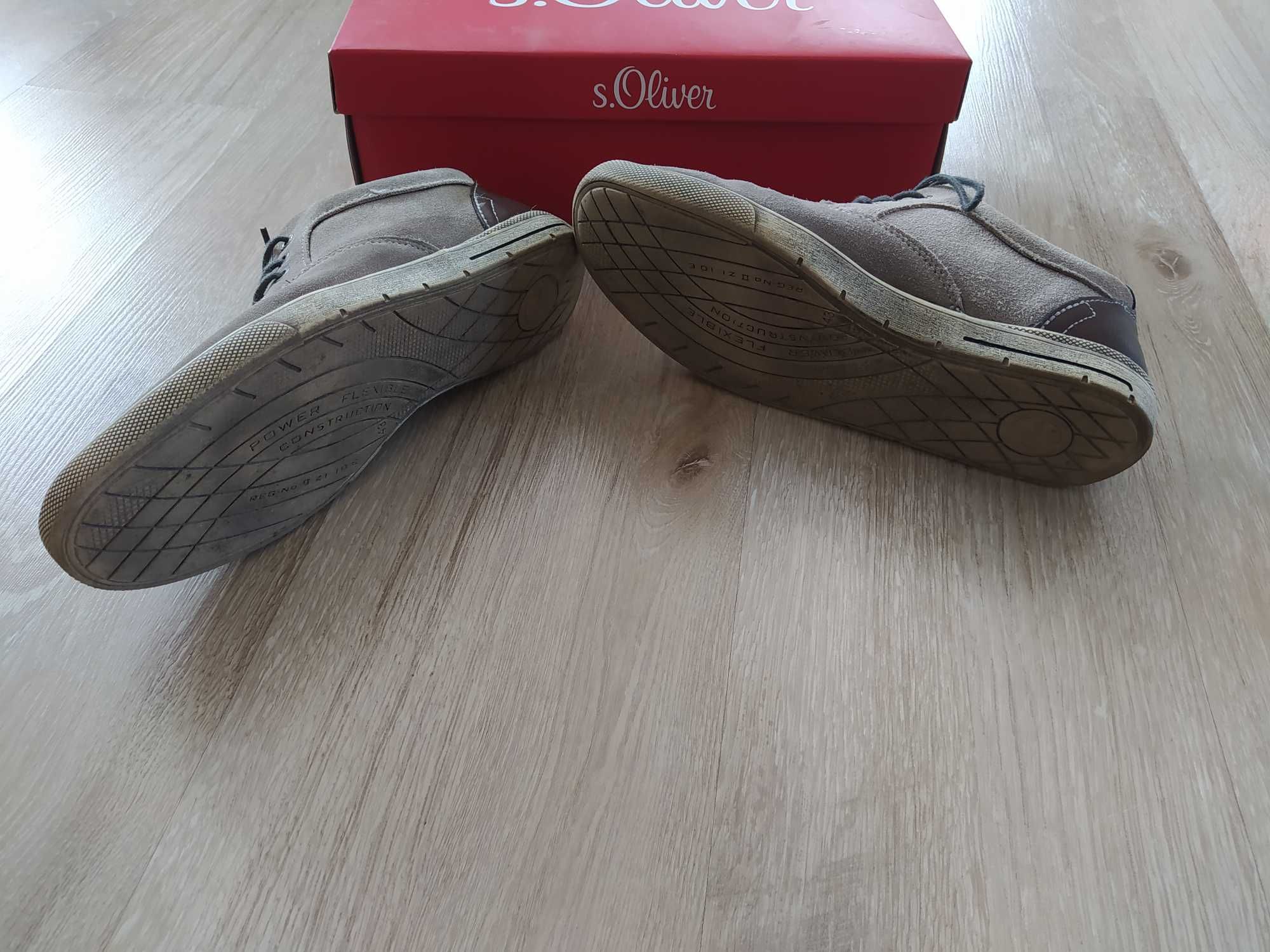 Мъжки обувки от велур и естествена кожа S. Oliver (43)