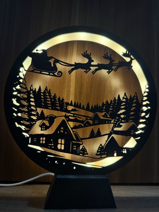 Christmas Ring Lamp LED - Lampa cu LED Craciun