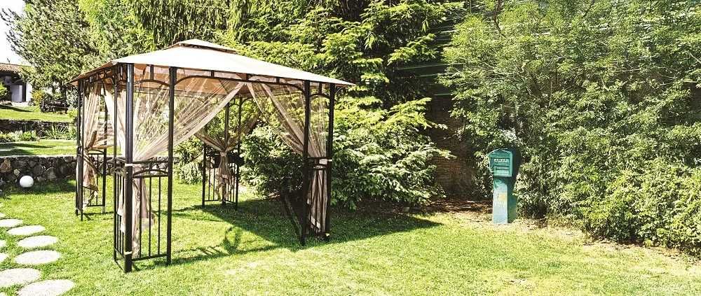 Pavilion terasa - gradina 3x3 m metalic, NOU
