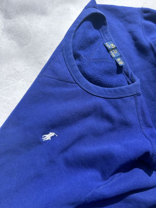 Bluza Polo Ralph Lauren albastra flagship clasica marimea XXL