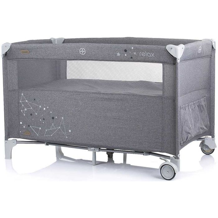 Pachet bebelus: Patut pliabil + saltea cocos + lenjerie patut