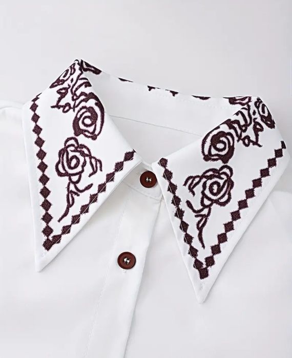 Дамски елегантен кафяв комплект