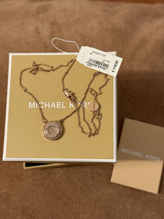 Колие Michael Kors rose gold ново!