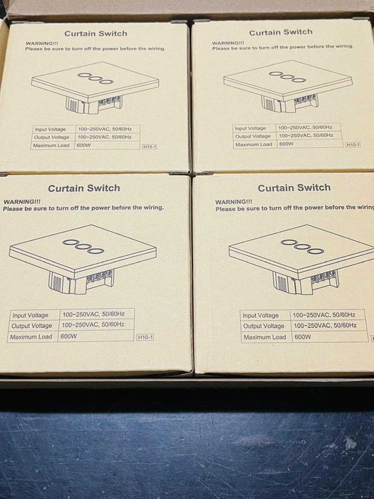 Comutator rulouri LoraTap 4x WiFi, compatibil cu Alexa Google Home