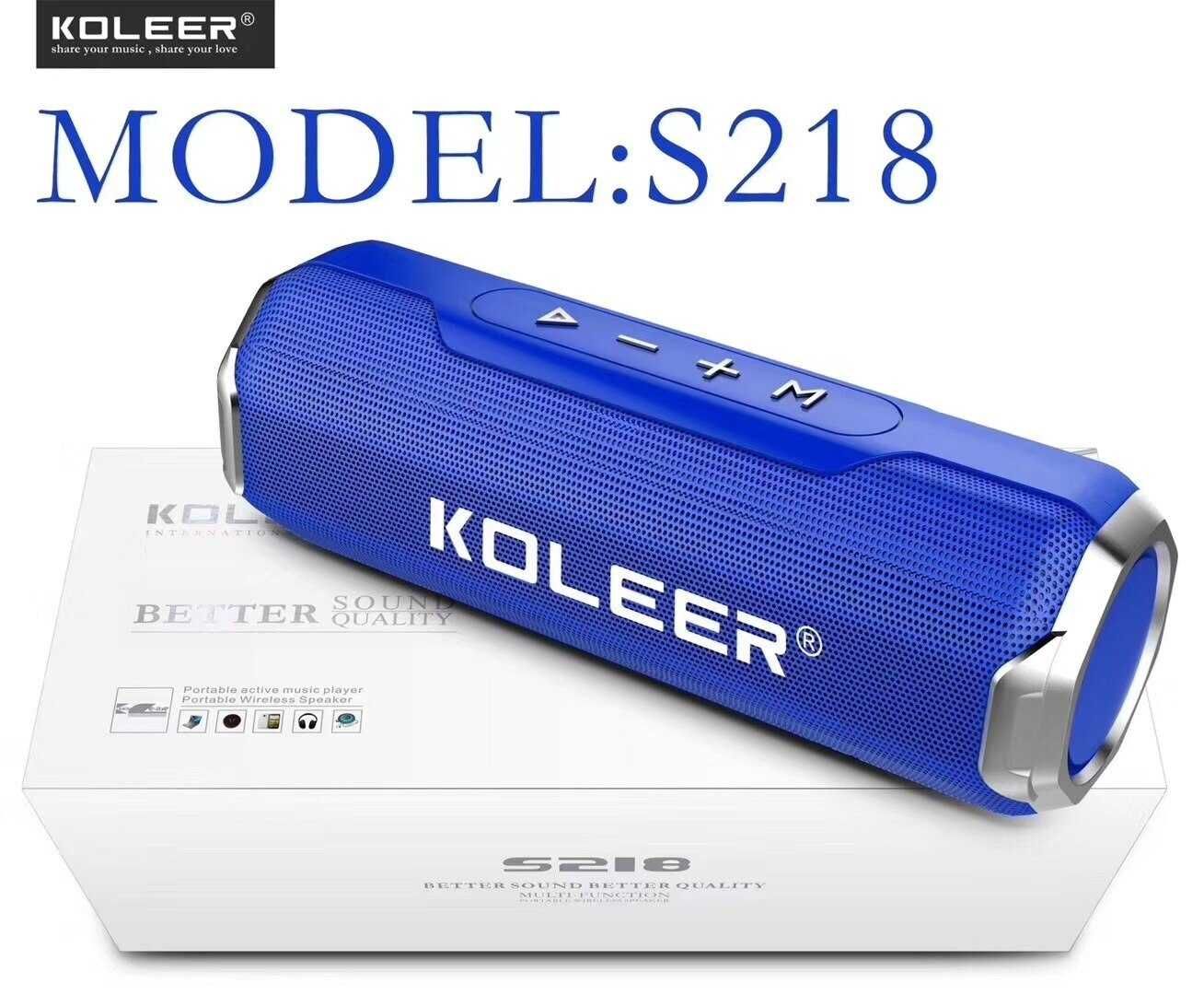 Портативная колонка Koleer S218 – новая в упаковке