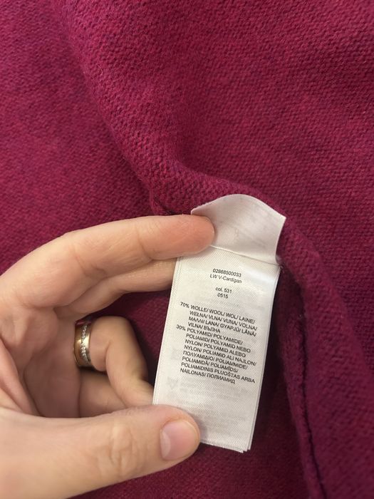 Cardigan ciclame, M, lana, Peek&Clopenberg