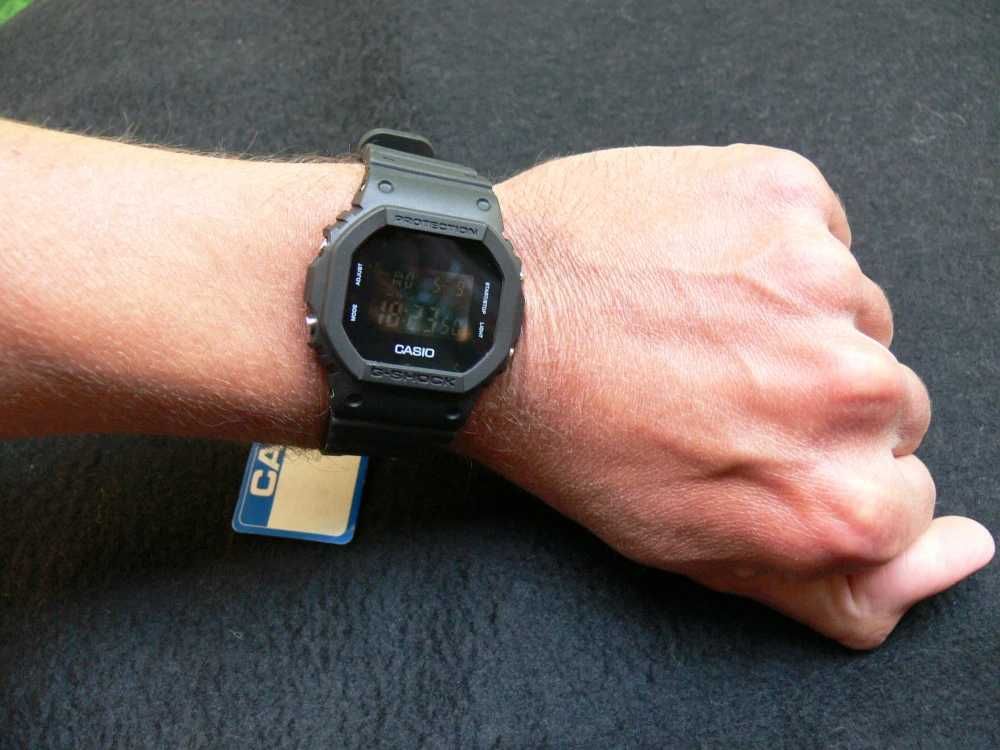 Ceas Sport Casio G-SHOCK DW-5600BB All Black NOU 2025 Negru Mat