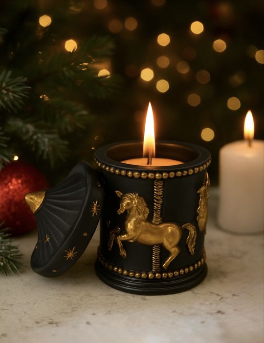 Новогодняя Карусель свеча