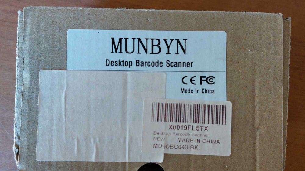 QR Barcode Scanner, pentru case de marcaj, IOBCO43 Munbyn-nou sigilat