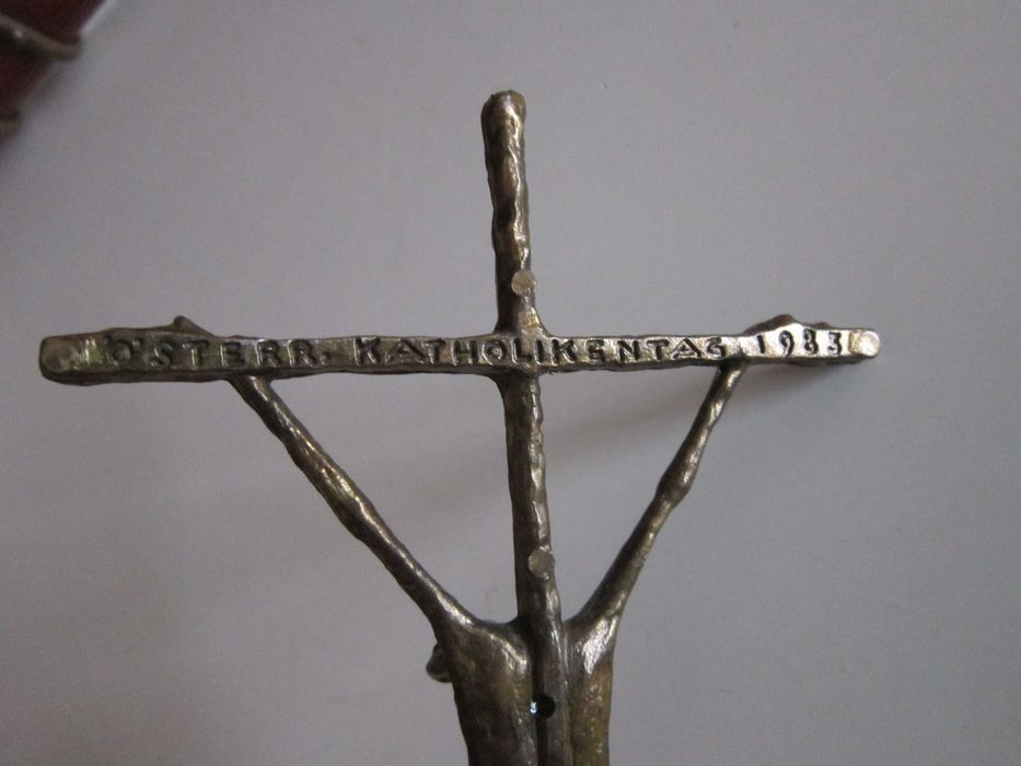 cadou deosebit   Erwin  Huber 1983 Crucifix Cruce