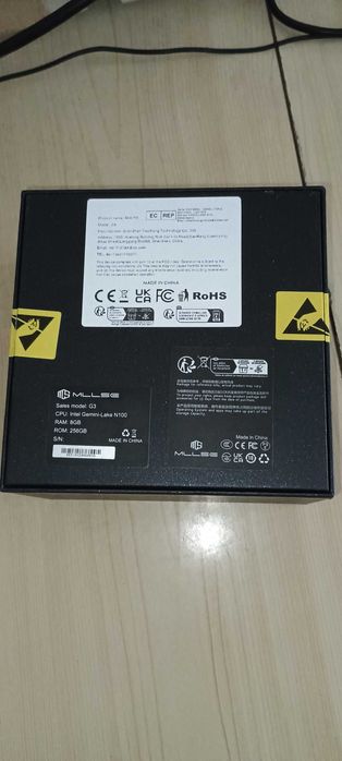 Kомпактен Мини компютър Intel Up to 3.4 GHz, RAM 8GB, Диск 256GB NVME