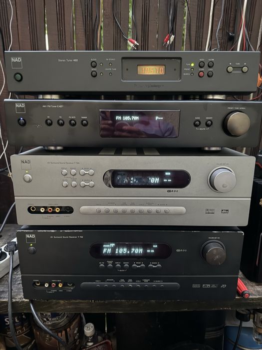 Nad tuner 402 tuner 427 amplificatoaret t743 t754