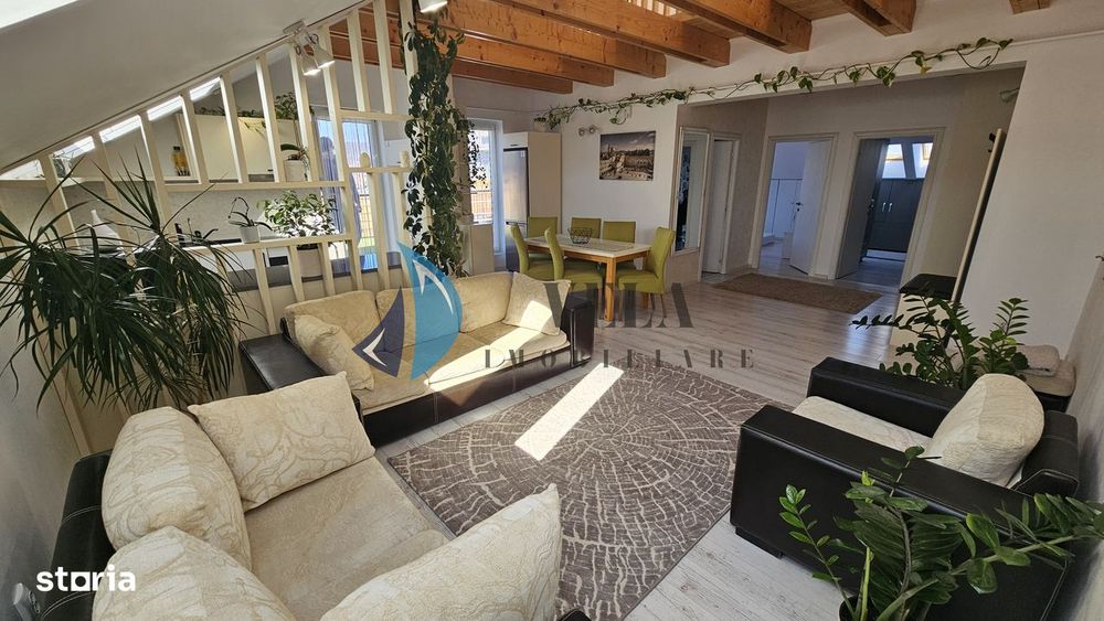 Penthouse 3 camere, mobilat/utilat, Ama residence, parcare
