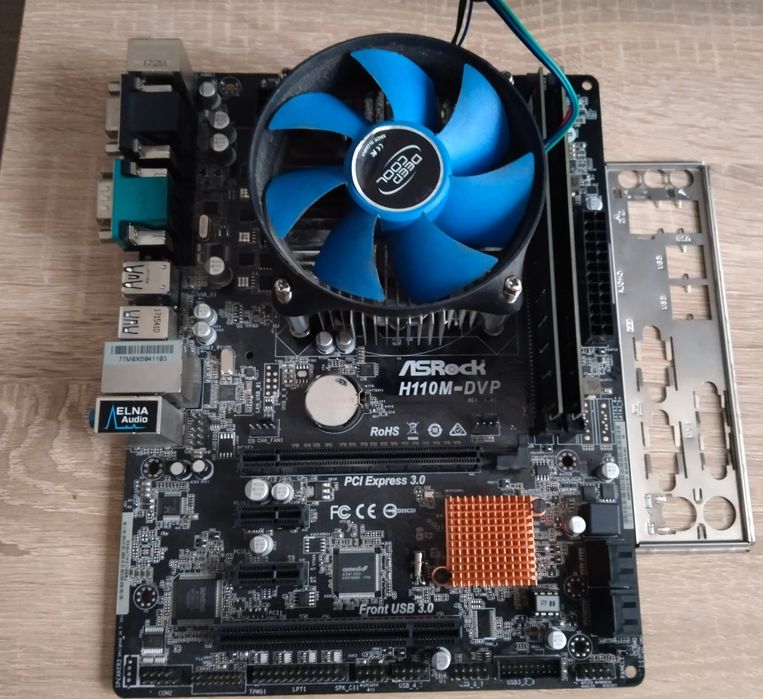 Комплект i3 7100, asrock h110m, ОЗУ 12gb ddr4 2400mhz